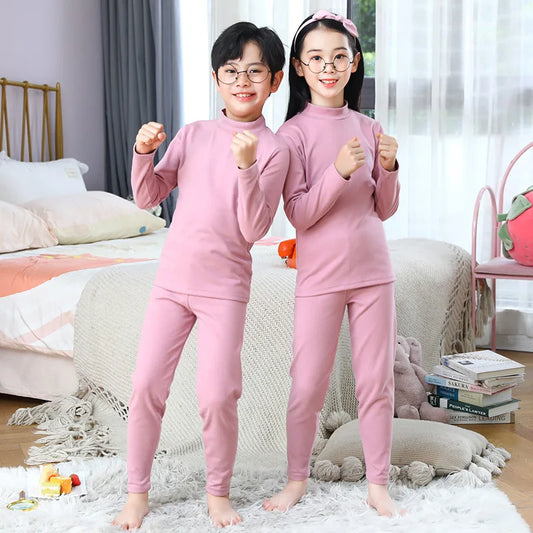 Warm Sleepwear Candy Colors Kids Clothes